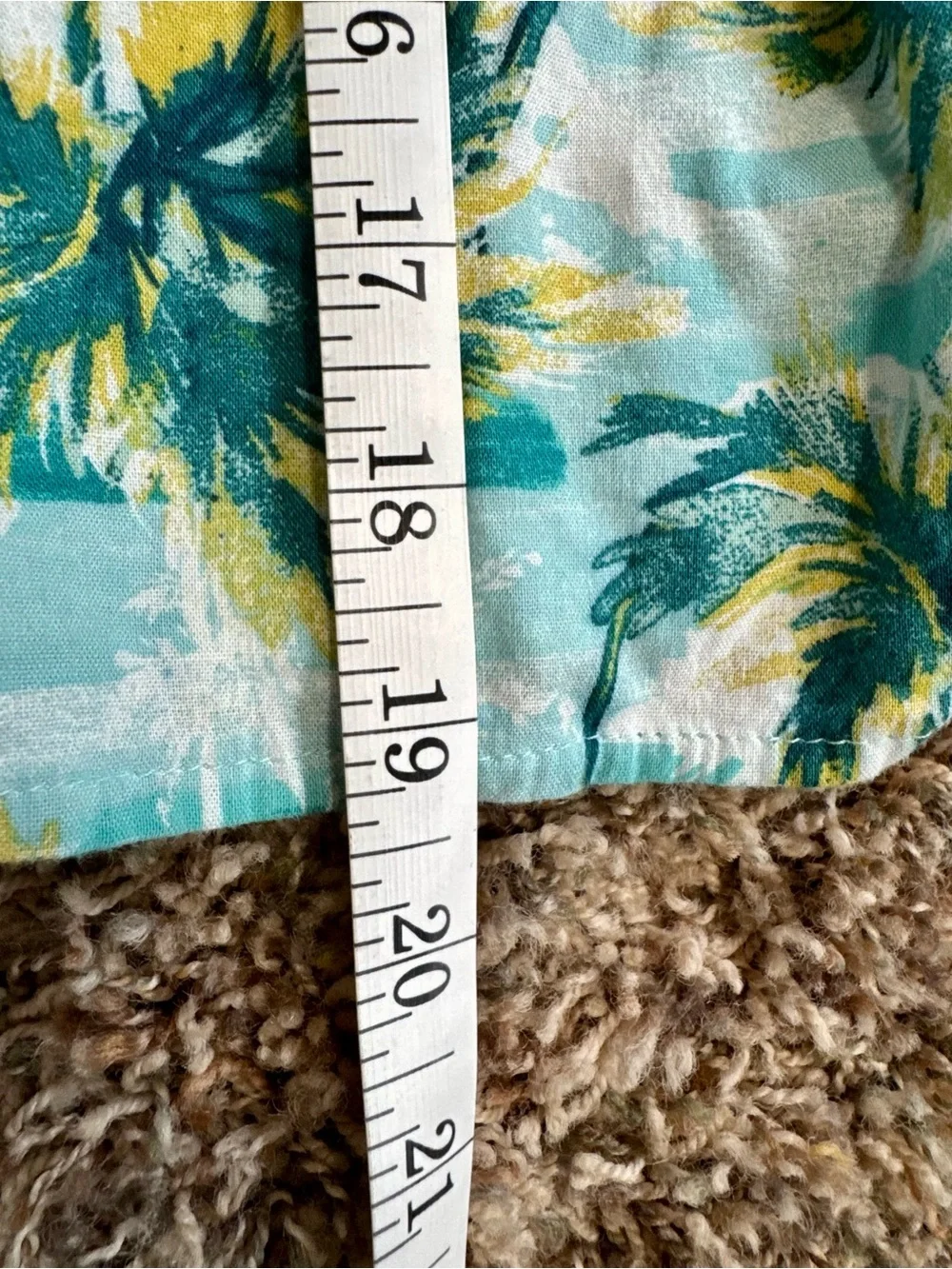 Boys Tropical Palm Print Button-Up Shirt - Teal- Summer Beach Shirt- Old Navy